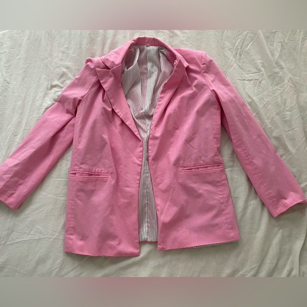 Pink blazer